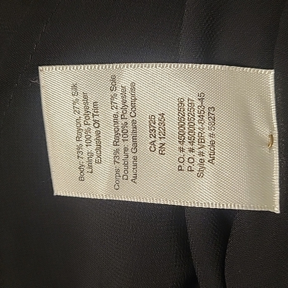 Aritzia Wildred Trompette Velvet  Sleeveless Dress Silk Black XS - Picture 8 of 12